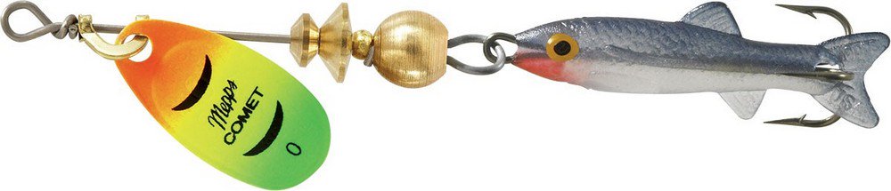 3 Mepps Mino Minnow Spinner 1.25" 1/9oz Gold Hot Firetiger Silver C0M Trout