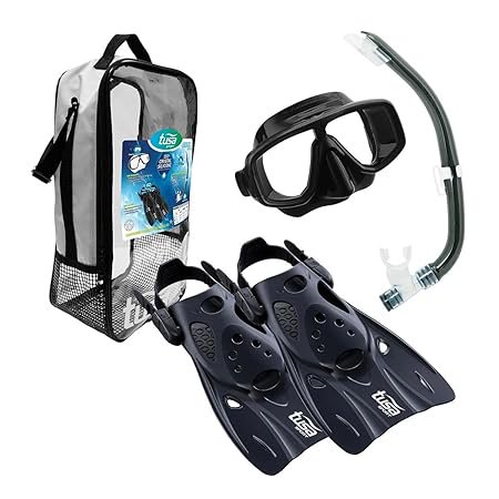 TUSA Mask Snorkel Fin Pack