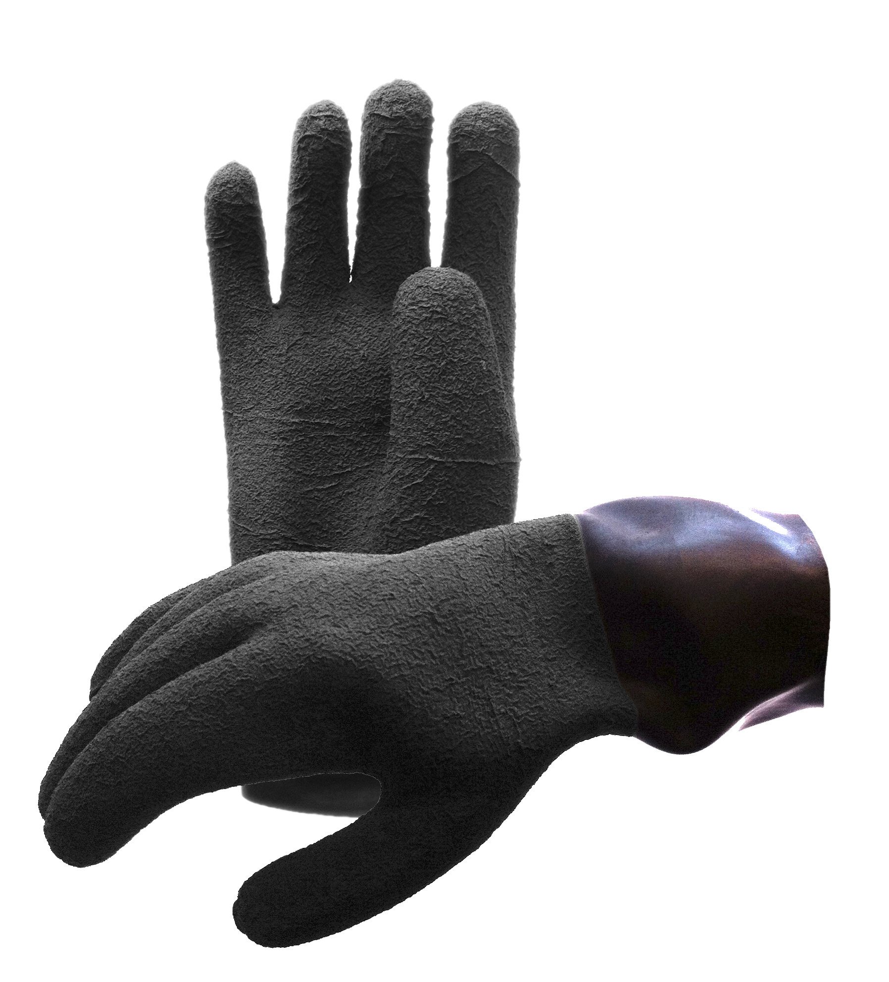 WATER PROOF FACING REALITY Waterproof Heavy Duty Latex Dry Glove, 2XL