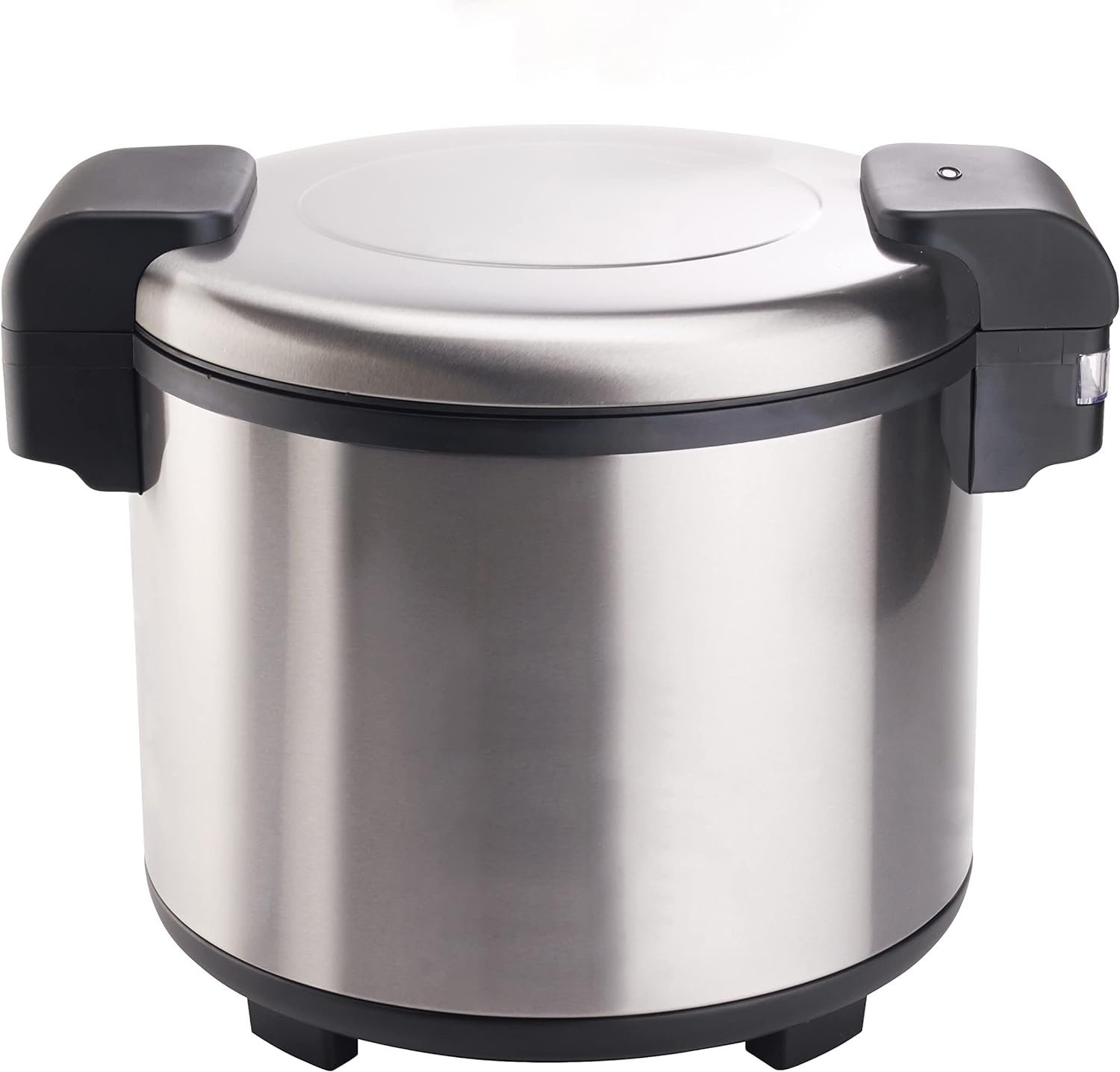 Winco Commercial-Grade Electric Rice Cooker with Hinged Cover