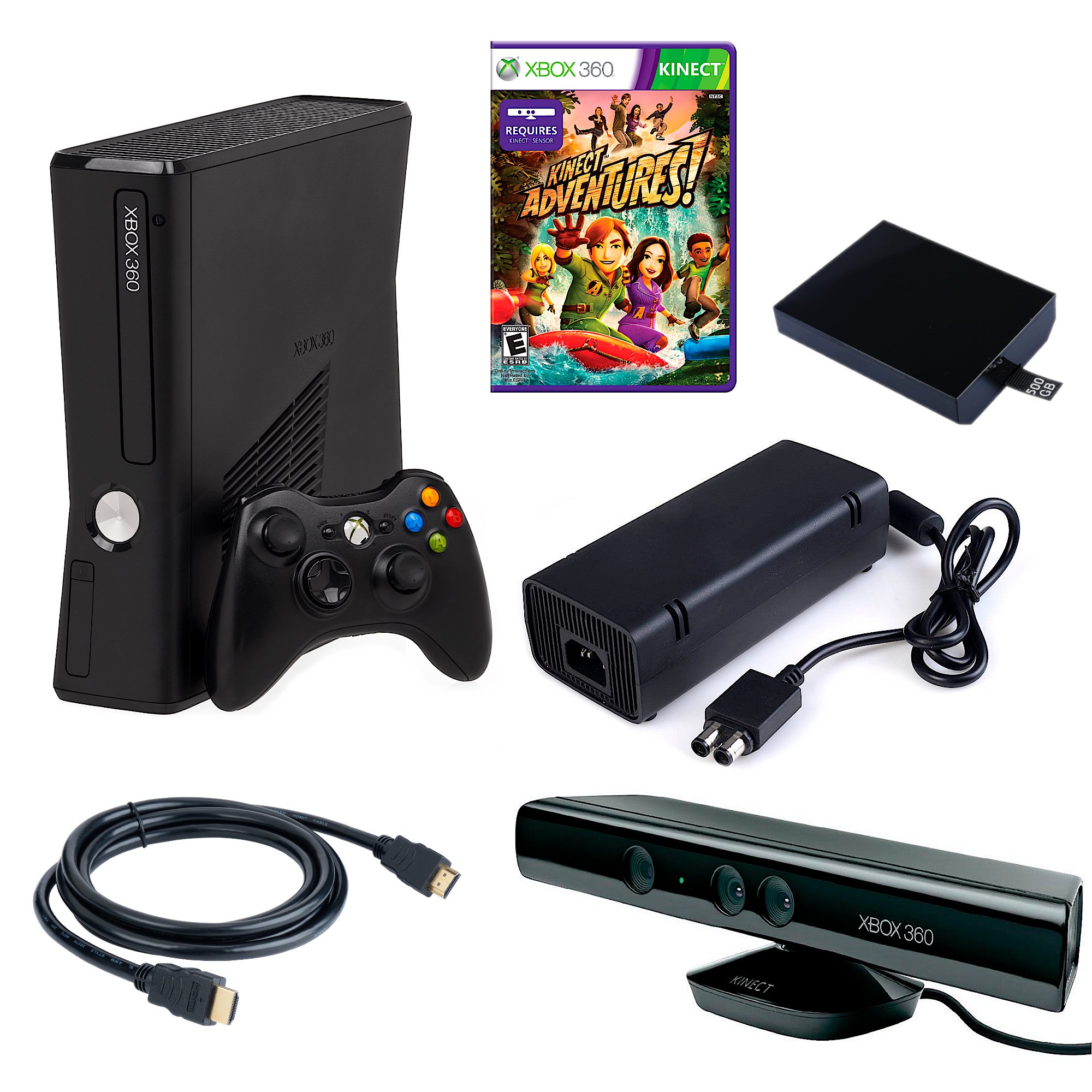 Authentic Xbox 360 Console S + Pick Kinect 4GB 250GB 500GB & More