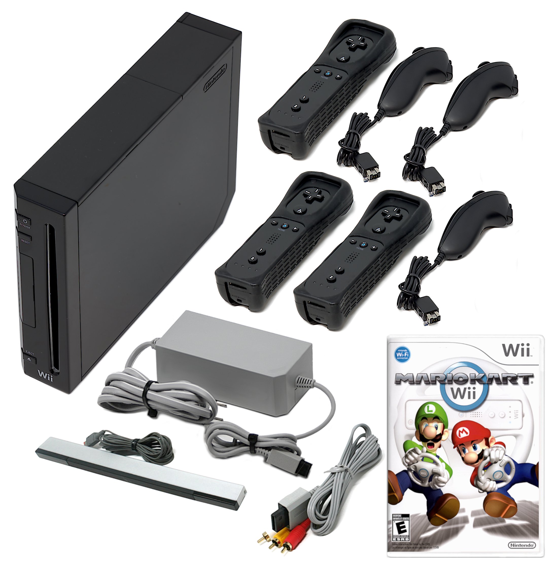 Wii セット！！    セール^o^ Nintendo Wii Game Console + Pick 1-4 Remotes, Wii Sports, Mario