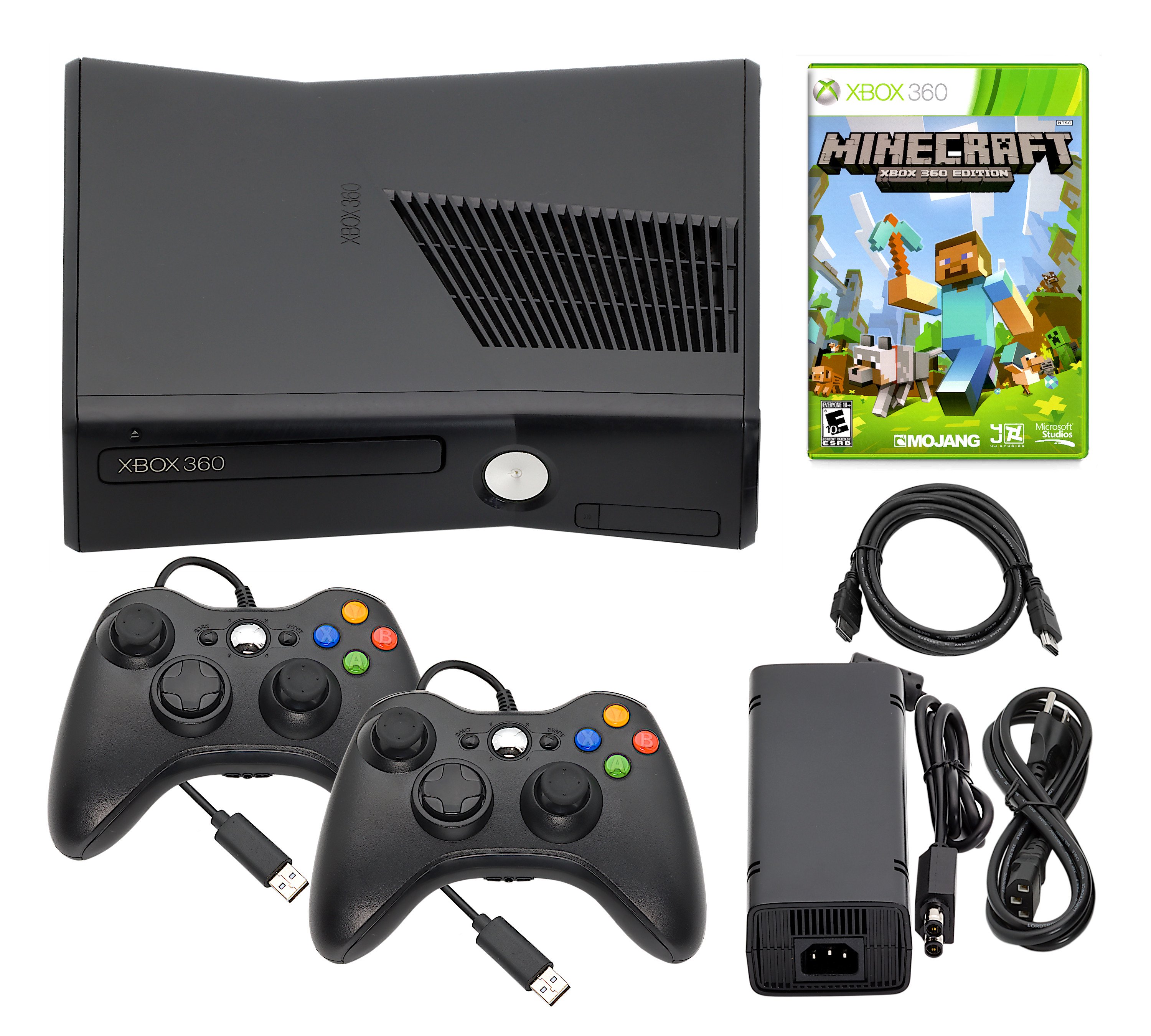 Nintendo Switch Microsoft Xbox360S Xbox 360 Console S 4GB to 500GB + Pick Wired Controllers