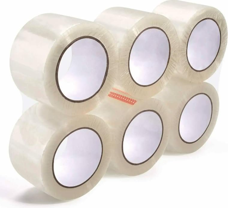 12 Rolls Shipping Packaging Box Packing Sealing Tape 2 mil 2